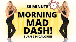 30 MINUTE MORNING MAD DASH | Strength & Cardio | Burn 284 Calories 🔥 | Tracy Steen