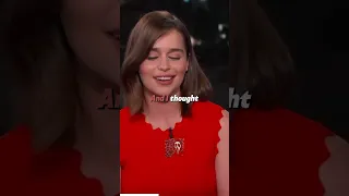 Emilia Clarke tries to speak like Americans 😂#shorts