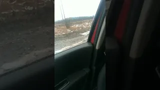 Самовозгорание на дороге в Платошино, Пермский край.