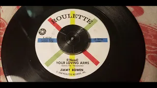 Jimmy Bowen - (I Need) Your Loving Arms - 1960 Teen - Roulette 4224