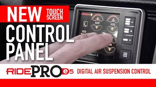 Take Control of Your Air Suspension - RidePRO E5 Digital Touch Screen Air Ride Control System