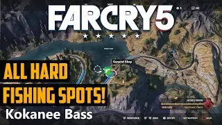 Far Cry 5 ALL HARD FISHING SPOTS!