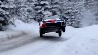 Esapekka Lappi Rally Sweden 2022 test Toyota GR Yaris Rally1