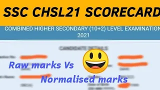 SSC CHSL 2021 SCORECARD, MARKS @CHANGINGstudyLKS