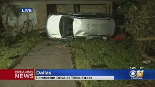 North Texans Wake To Devastating Storm Damage