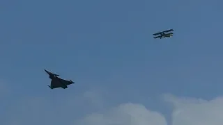 Knights of the Sky - Spad XIII & Rafale heritage flyby