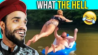 Villagers React To Funny Peoples Life😂 - Fails, Pranks and Amazing Stunts | Tribal People Try