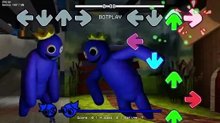 Blue vs Blue - FNF Vs Rainbow Friends (Friends to Your End)