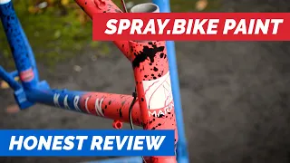 Using Spray.Bike Spray Paint For The First Time - Honest Review - Bicycle Restoration