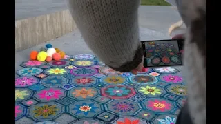 FIESTA CAL part 1 - Mosaic Crochet Tutorial