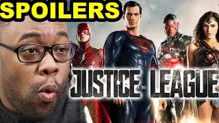 JUSTICE LEAGUE SPOILER TALK - Movie Spoilers Review | Andre Black Nerd