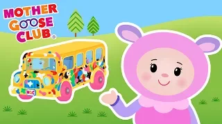 Wheels on the Bus Color Song | Mother Goose Club Nursery Rhymes