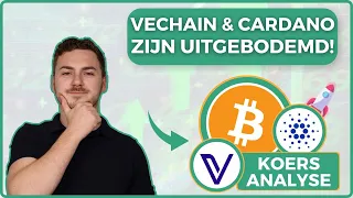 📊 VECHAIN EN CARDANO HEBBEN BODEM BEREIKT! Grote prijsuitbraak aanstaande! Bitcoin koersverwachting!