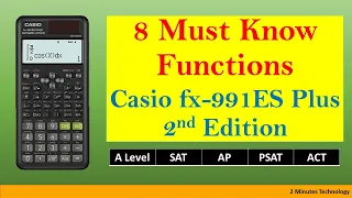 Top 8 must know calculator tricks of Casio fx-991ES Plus [2020]