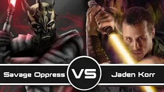 Versus Series: Savage Opress VS Jaden Korr