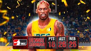 DENNIS RODMAN is a REP machine in SOLO REC!