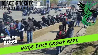 Huge Motorcycle Group Ride | MSCR First Rideout of the Season