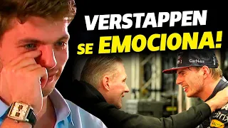 VERSTAPPEN SE EMOCIONA AO RELEMBRAR TÍTULO AO LADO DE SEU PAI  | FÓRMULA 1 | GP EM CASA