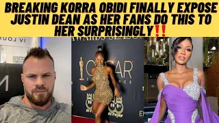 Breaking korra obidi response to ex husband Justin dean after fans surprised her with this ‼️