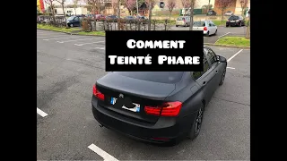 Comment teinté ses phares noir fumé sur du noir mat tutorial GMK AKRAM