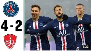 Brest vs Psg.   2-4 Extended Highlights & All Goals 2021