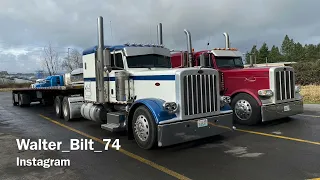 February 1, 2022 Первый рабочий день в феврале ￼ Peterbilt 389