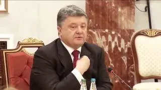 Минск. Выступление Порошенко 26 08 2014