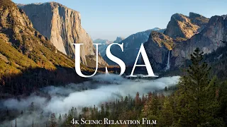 The USA 4K - Scenic Relaxation Film With Calming Music