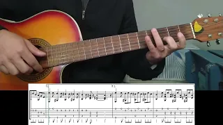 Delta Acoustic Blues Fingerstyle + Tutorial TAB