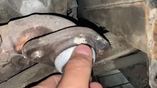 Smart ForTwo repair muffler replacement gasket exhaust замена прокладки глушителя сечет выхлоп