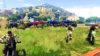 MARSHALL vs MOTO GTA 5 ONLINE