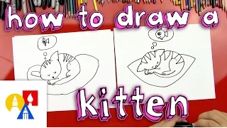 How To Draw A Kitten (For Young Artists)