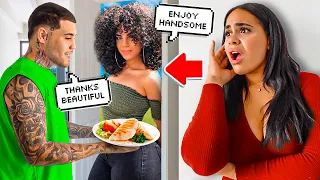 Flirty Neighbor Cooked Me Food Prank On Girlfriend! *SHE SNAPS*