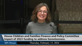 House Children and Families Finance and Policy Committee 2/15/24