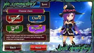 Elemental Knights R Online (Switch) gameplay - The first hour as wizard - no commentary