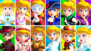 Princess Peach Showtime - All Transformations Cutscenes