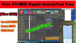 Vivo V9 (1723) IMEI Repair 00009 UnlockTool | How Repair IMEI Vivo V9 by Unlock Tool