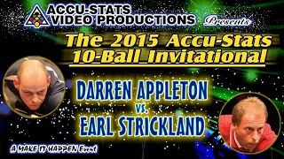 2015: Darren APPLETON vs Earl STRICKLAND - Make It Happen 10-Ball Invitational