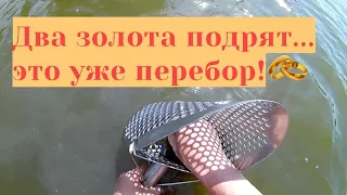 Два золота подряд это уже перебор/Нашел под водой золото и сразу еще одно/Пляжный поиск золота/