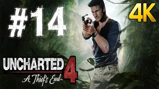 Uncharted 4: A Thief's End - Gameplay Walkthrough Part 14 - No Commentary 4K 60fps