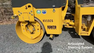 KV15CS 1.8ton ride-on vibration roller @KANTO Tekko with English subtitle