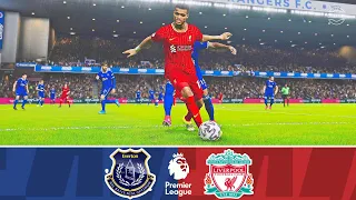 Everton vs Liverpool Premier League EFOOTBALL PES