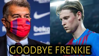 FINALLY! De Jong leaving Barcelona for Man Utd, Laporta CONFIRMS sale close