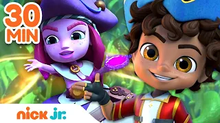 Escarlata Puts a Magic Spell on Santiago of the Seas ✨ w/ Lorelai | 30 Minute Compilation | Nick Jr.