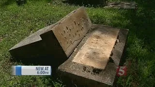 Vandals Hit 62 Historic Cemetery Headstones