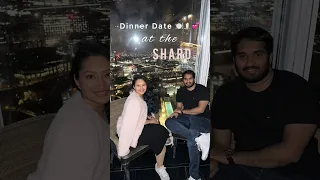 Dinner at The Shard, London 🍽️🕯️💕 || Aqua Shard || TALLEST building in the whole of UK 🇬🇧