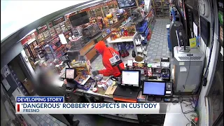 Two arrested for string of six armed robberies at Fresno convenience stores, deputies say