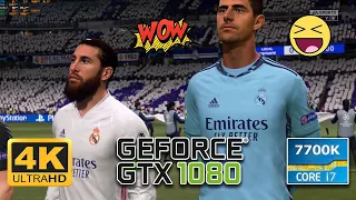 FIFA 21 4K | GTX 1080 | I7 7700K 4.7GHz | 16 RAM | Ultra Settings #FIFA21