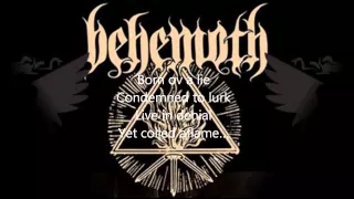 Behemoth- The satanist (LYRICS)