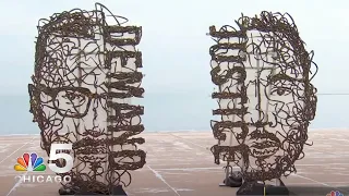 Public Art on Chicago Lakefront Honors MLK's Legacy | NBC Chicago